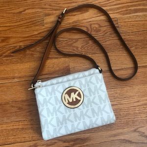 MICHAEL KORS Crossbody - White & Brown